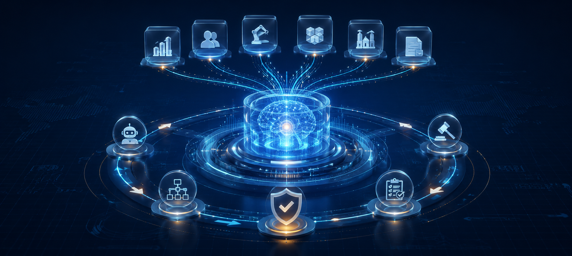 Orion AIP 企业级 AI 决策操作系统视觉图